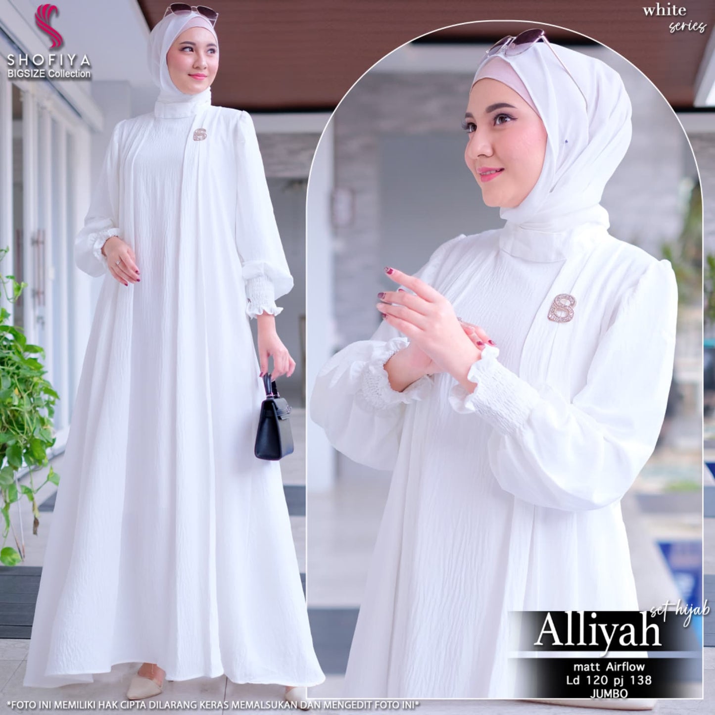 ALLIYAH JUMBO DRESS SET HIJAB